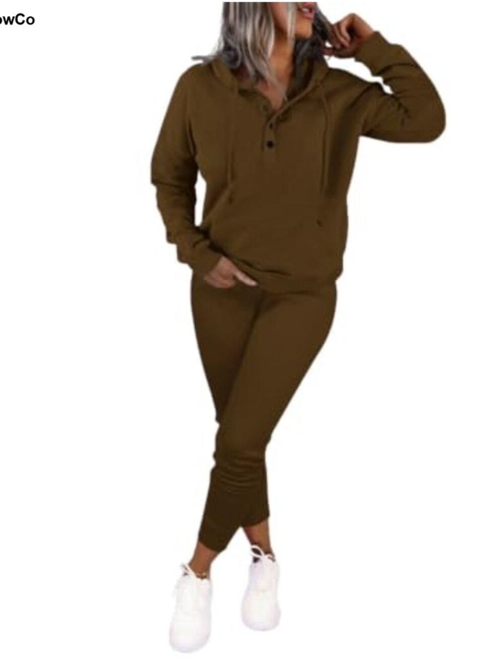 Women's 2 Piece Hoodie and Jogger Pants Set Polyester Spandex Tracksuit